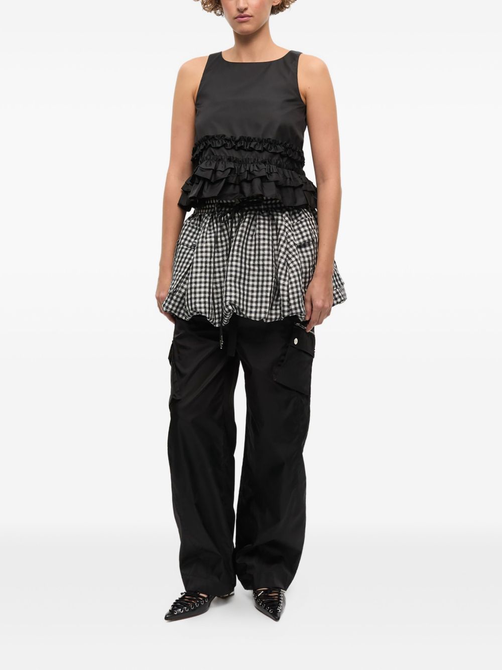 GANNI Top Black Ganni
