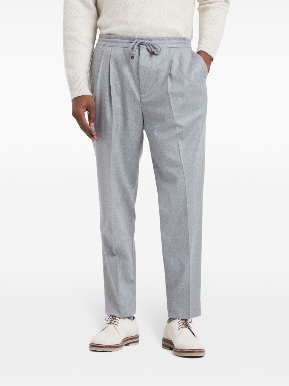 Brunello Cucinelli Trousers Light Grey Brunello Cucinelli