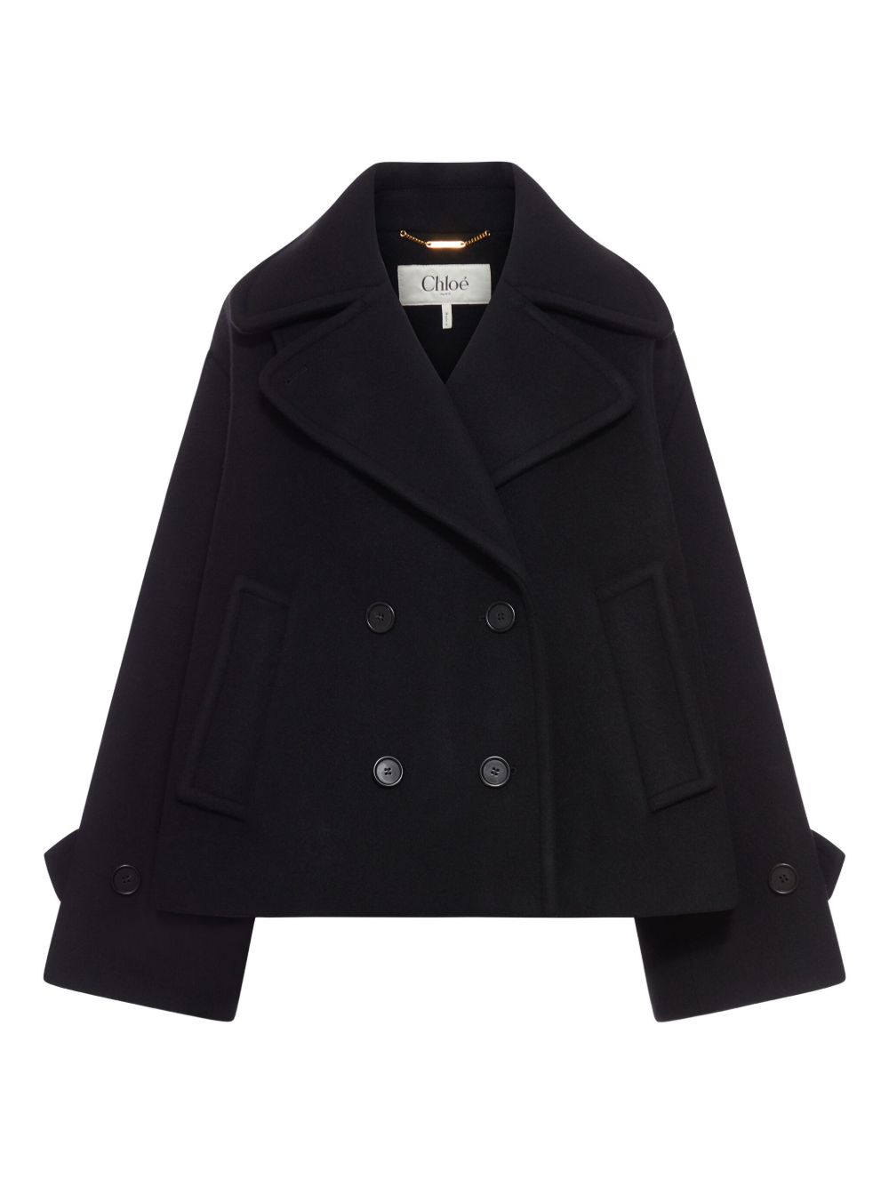 Chloé Chloè Coats Black Chloé