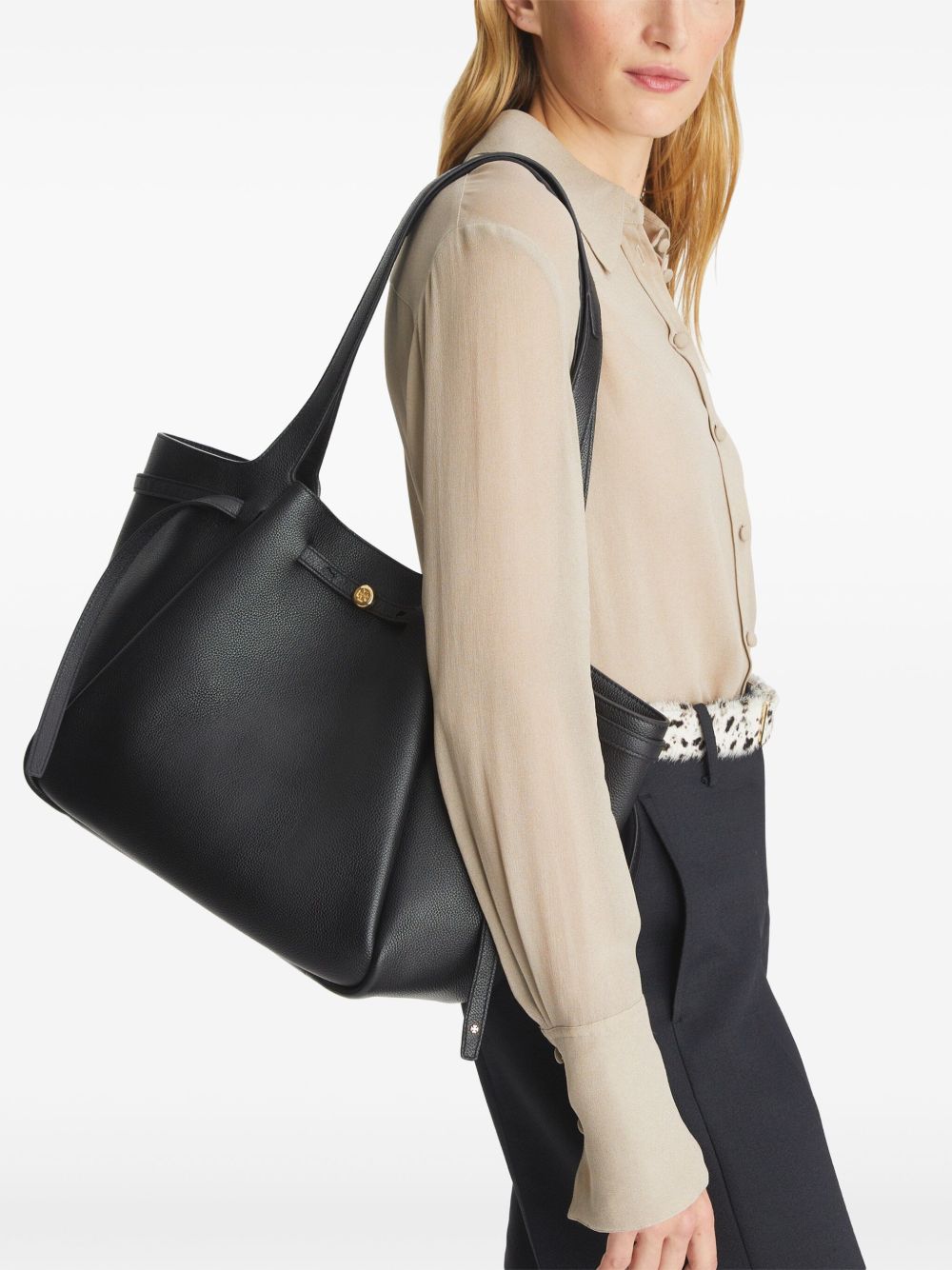 Tory Burch Romy leather tote bag Tory Burch
