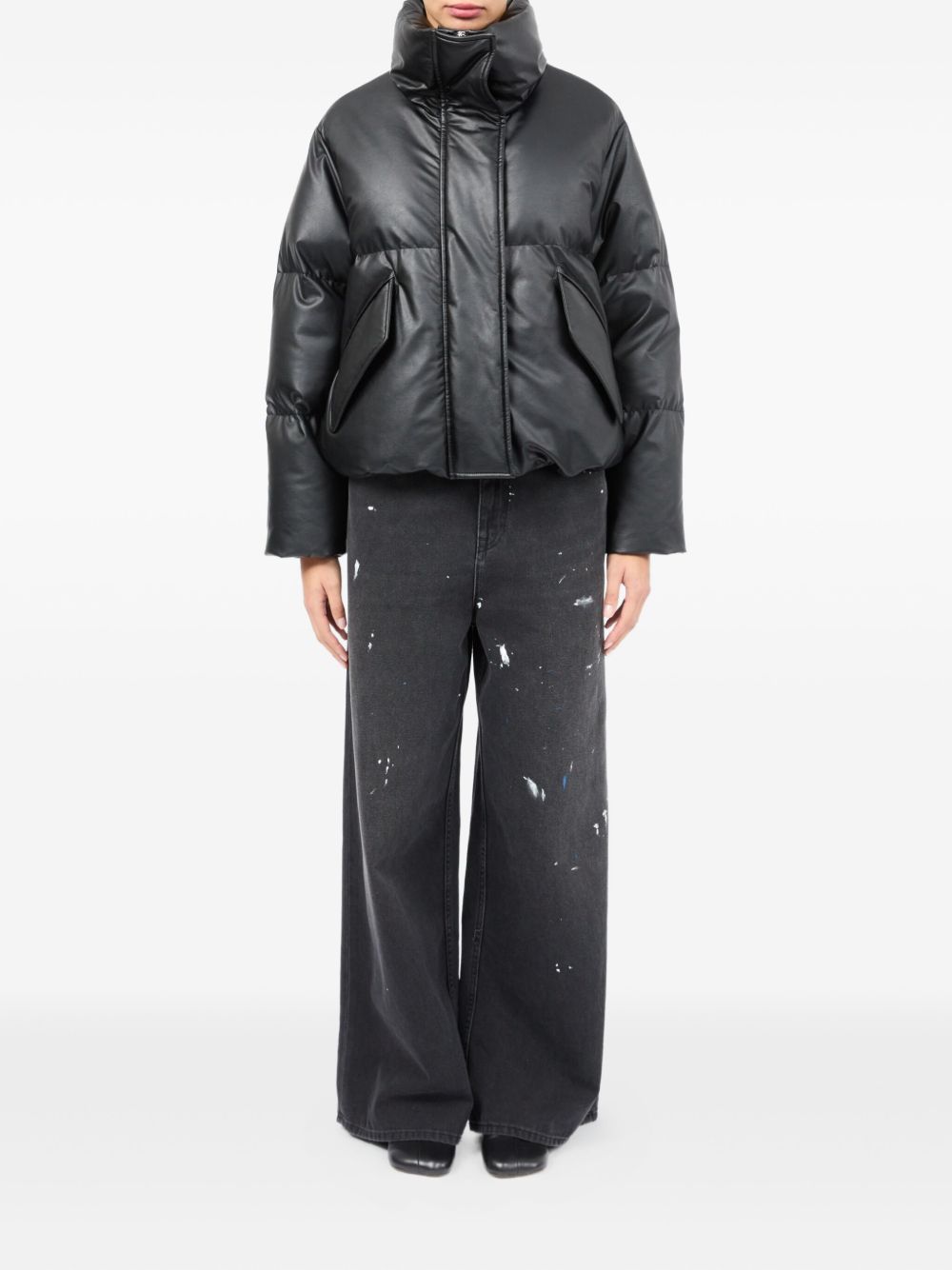 MM6 Maison Margiela Coats Black MM6 Maison Margiela