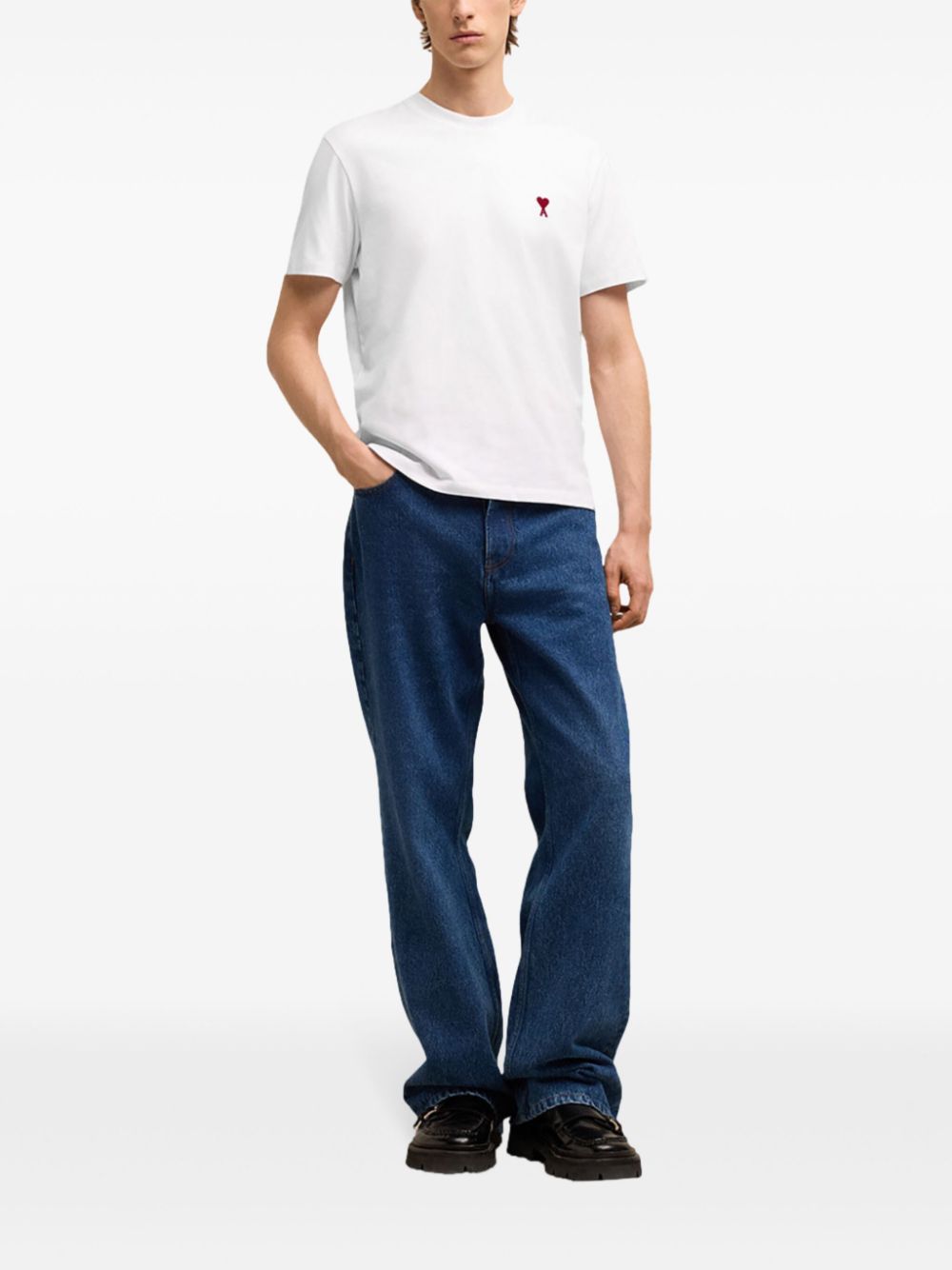 Ami Paris T-shirts and Polos White Ami Paris