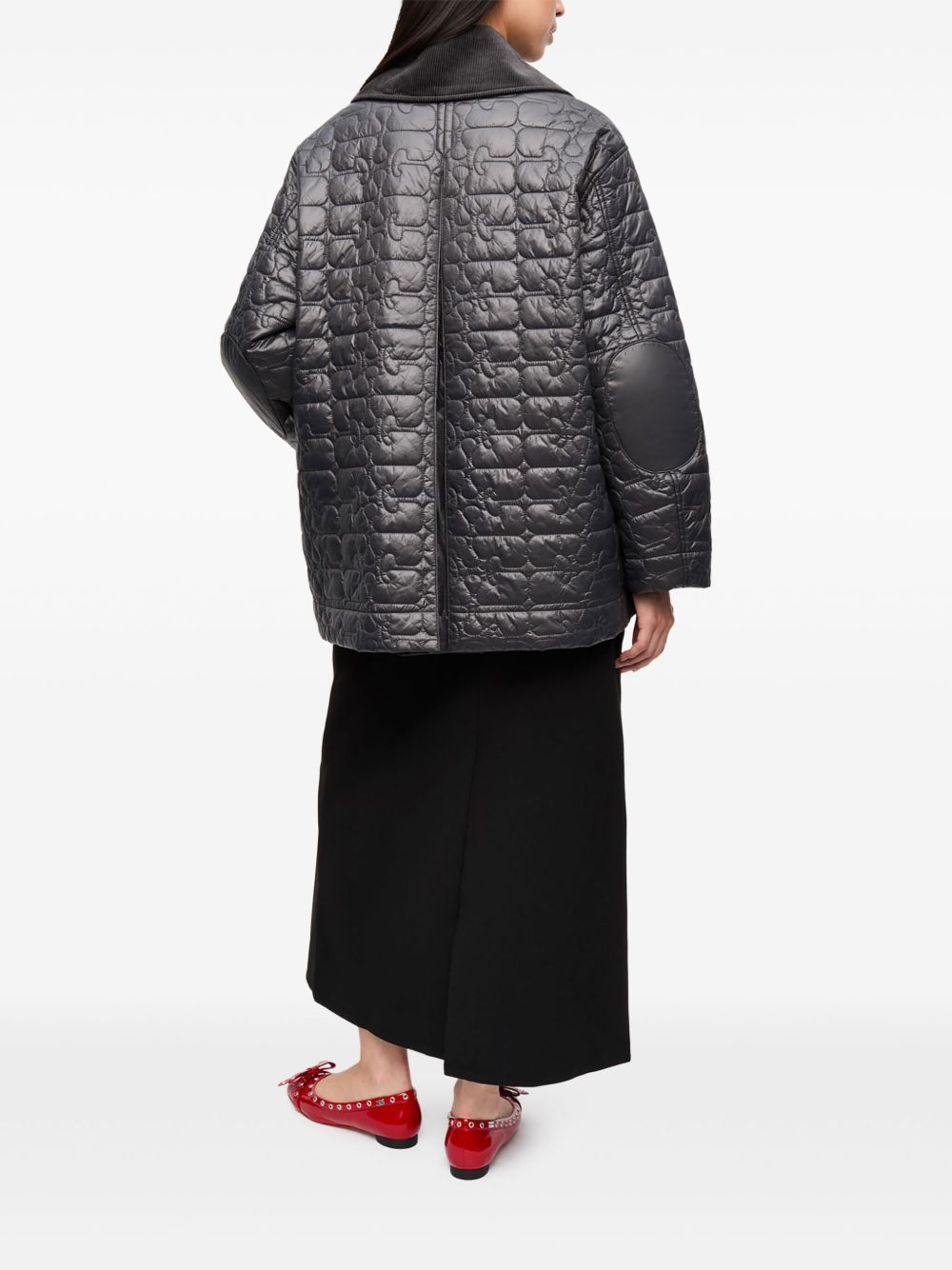 GANNI Jackets Grey Ganni