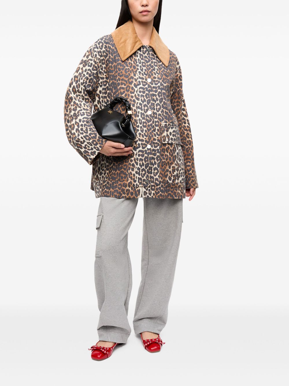 GANNI Jackets Brown Ganni