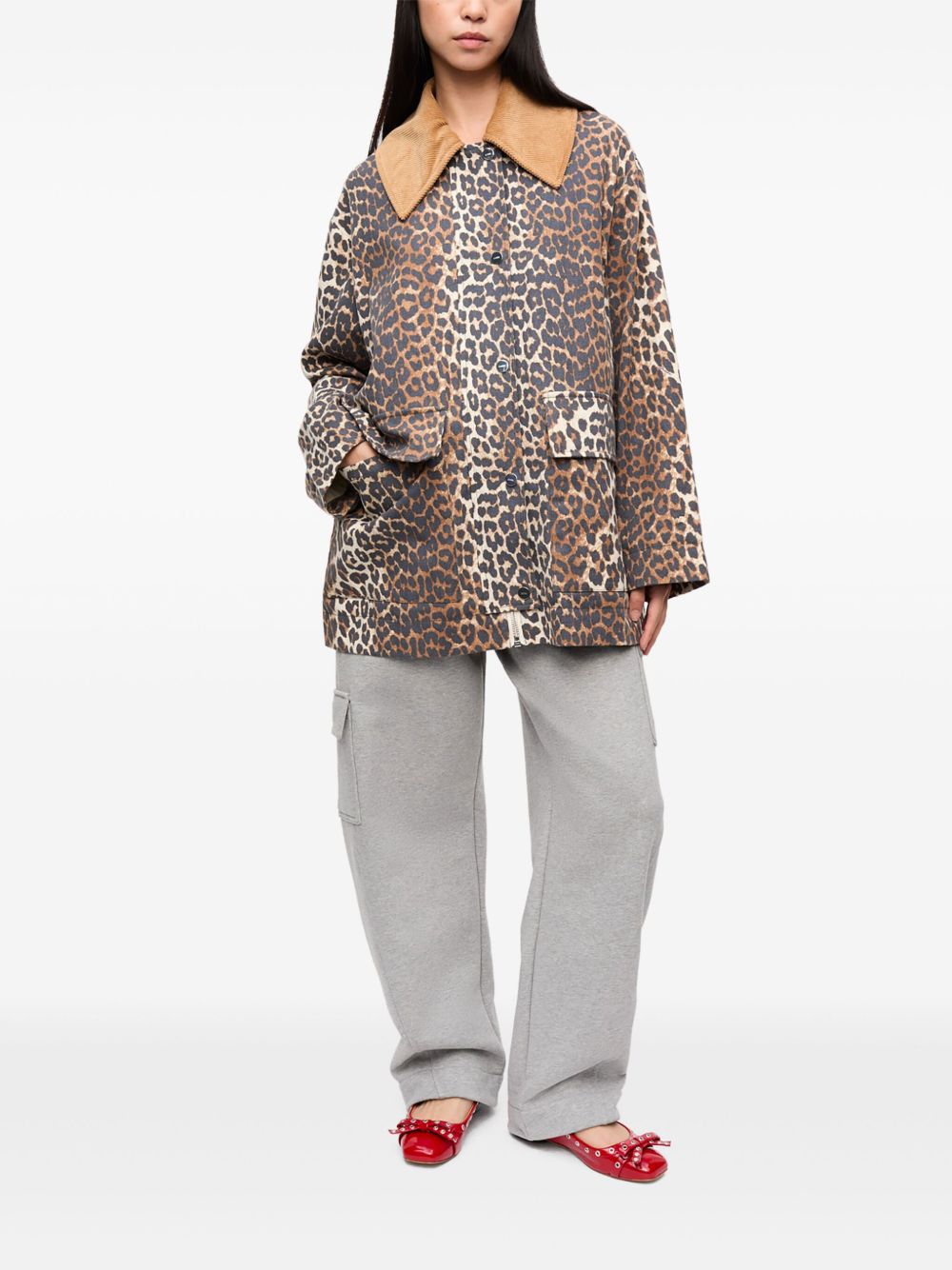 GANNI Jackets Brown Ganni
