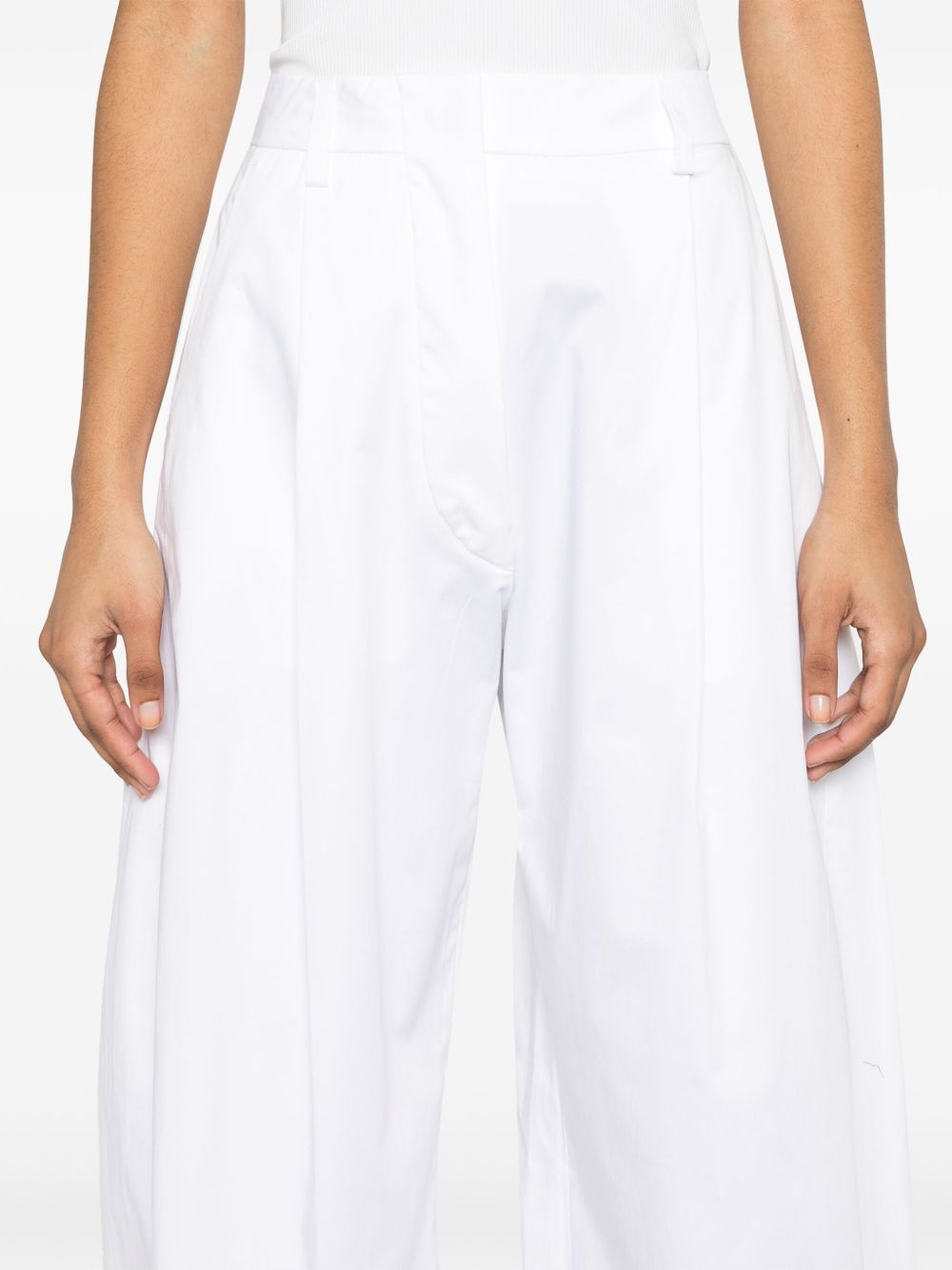 THE LATEST Trousers White THE LATEST 