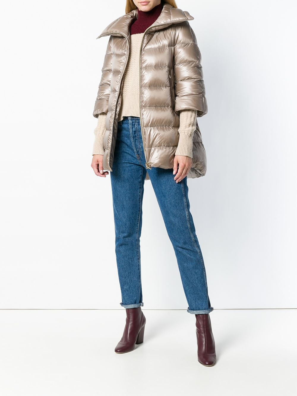 Herno Coats Dove Grey Herno