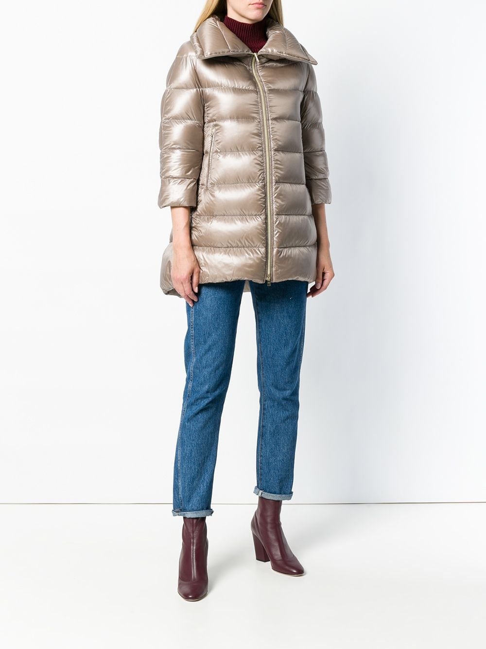 Herno Coats Dove Grey Herno