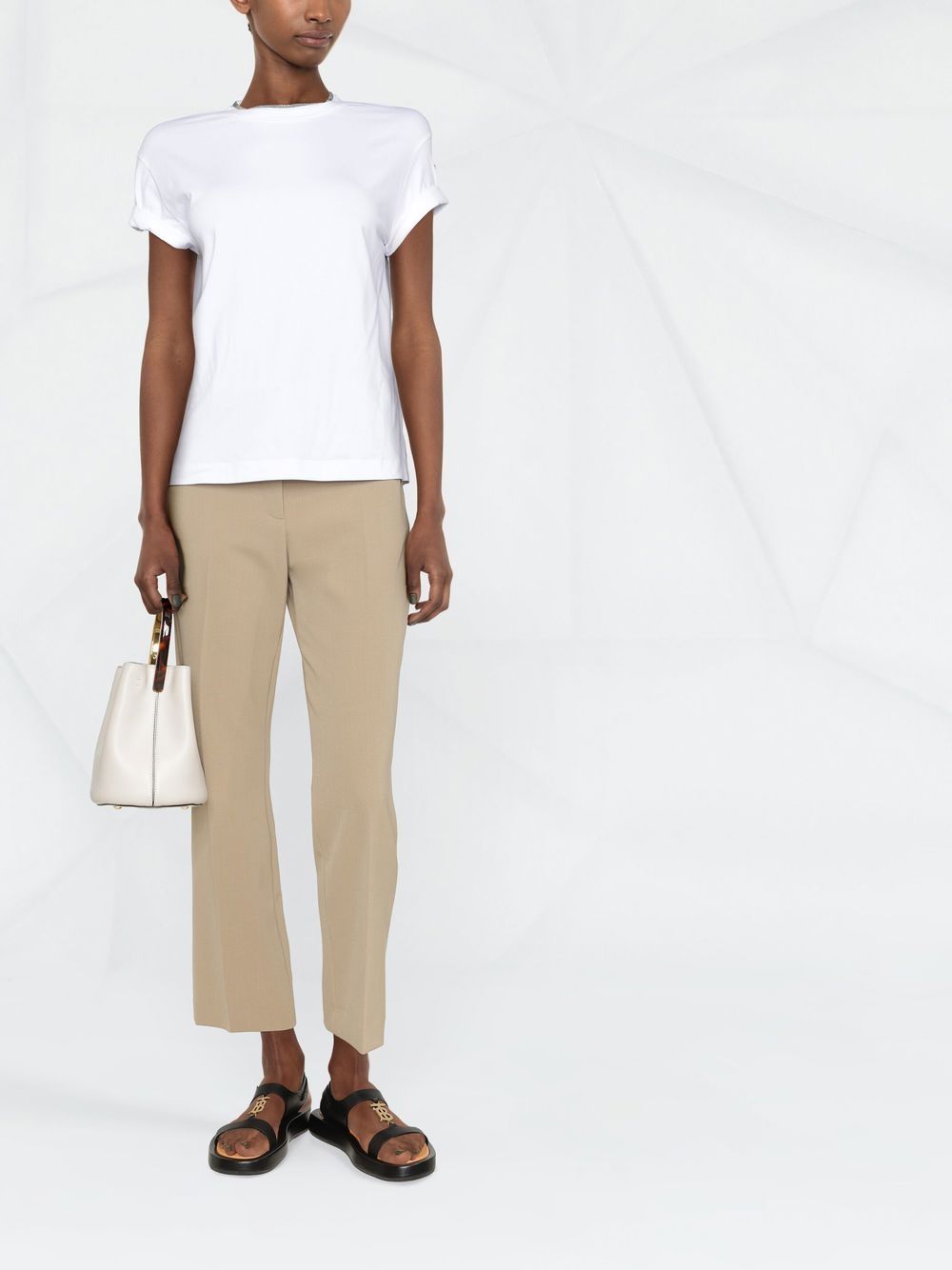 Brunello Cucinelli T-shirts and Polos White Brunello Cucinelli