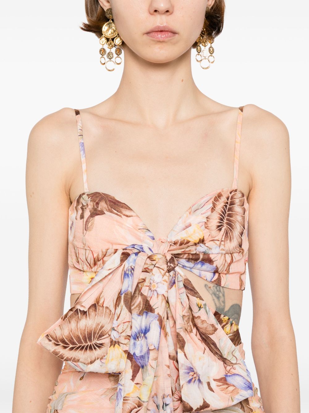 Zimmermann Coco mini dress with bow Zimmermann