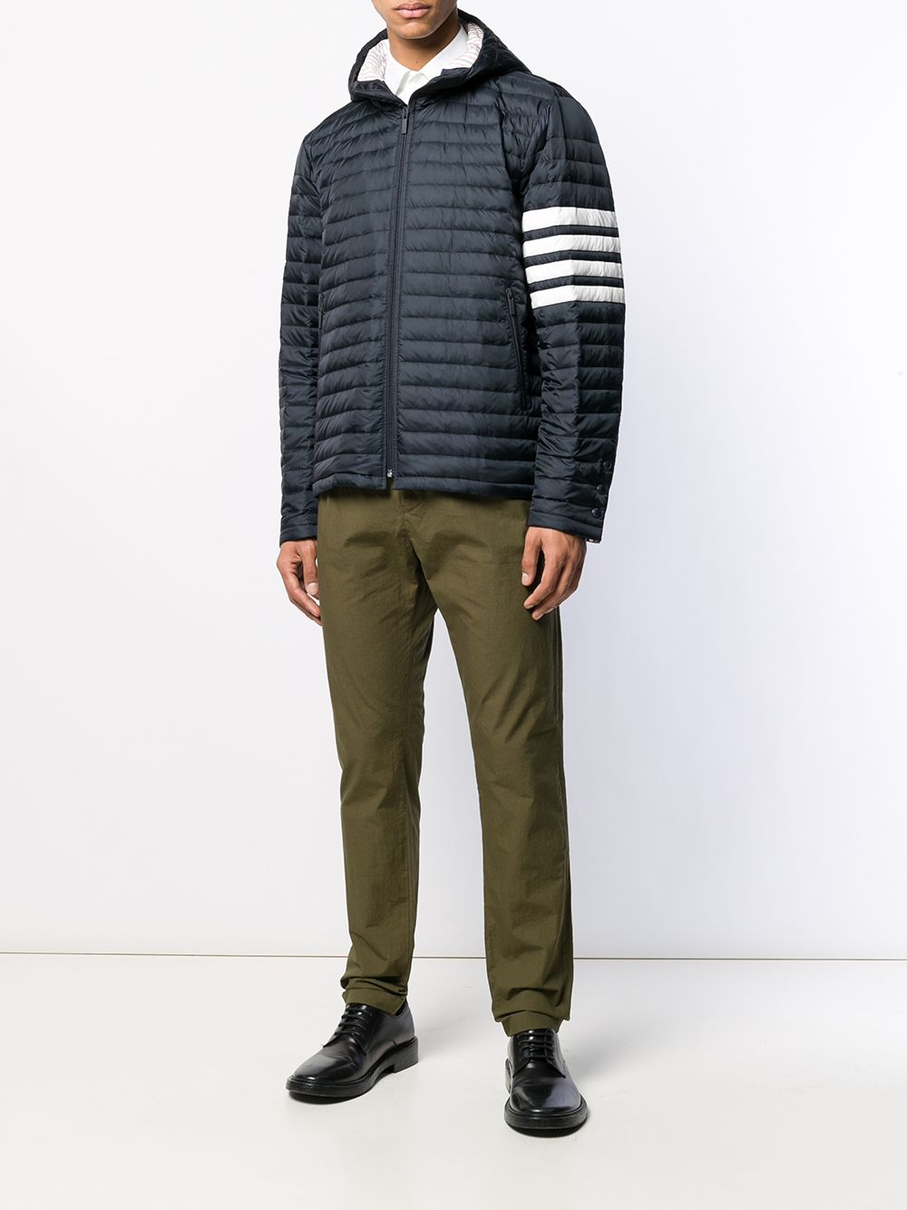 Thom Browne Coats Blue Thom Browne