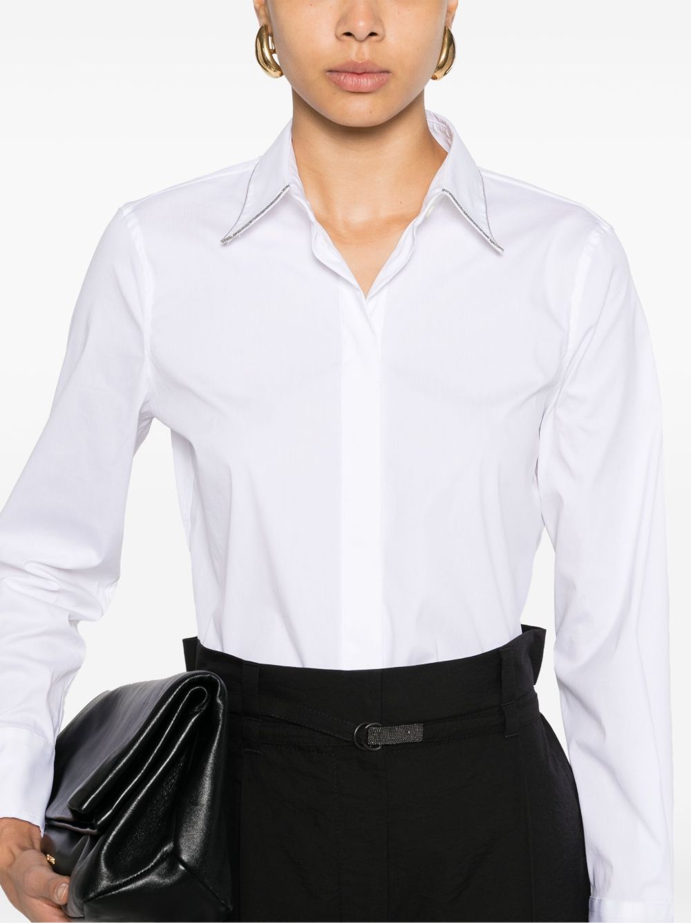 Brunello Cucinelli Shirts White Brunello Cucinelli