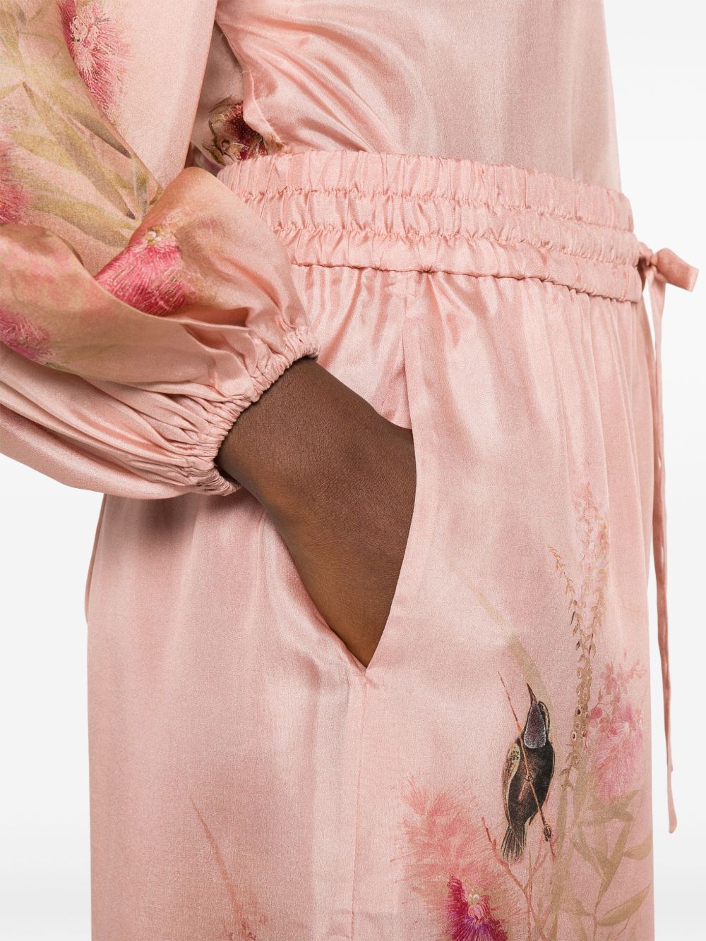 Zimmermann Trousers Pink Zimmermann