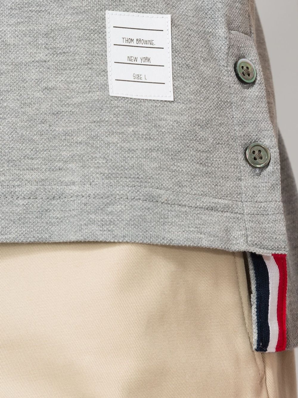 Thom Browne T-shirts and Polos Light Grey Thom Browne 
