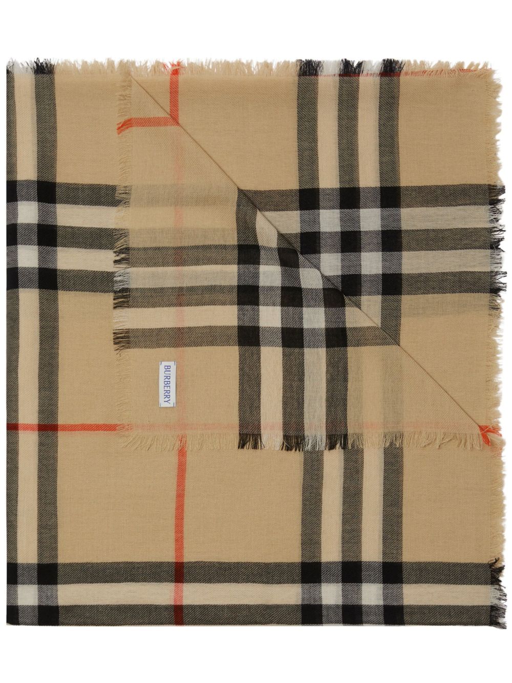 Burberry Check wool scarf Burberry