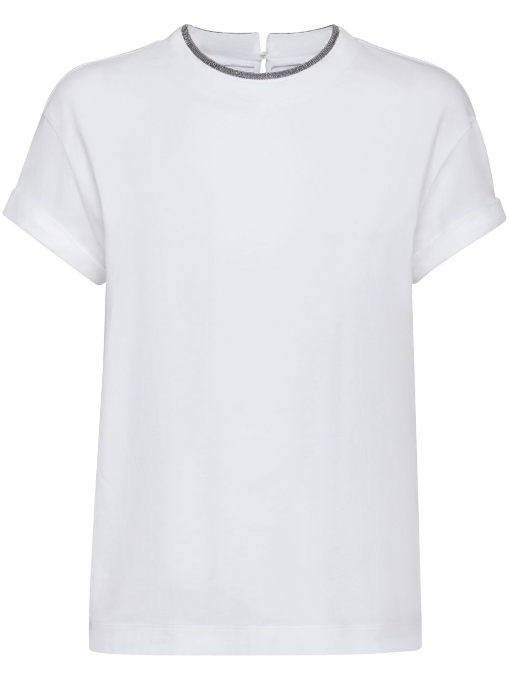 Brunello Cucinelli T-shirts and Polos White Brunello Cucinelli