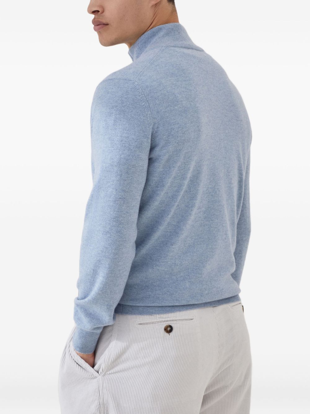 Brunello Cucinelli Sweaters Clear Blue Brunello Cucinelli