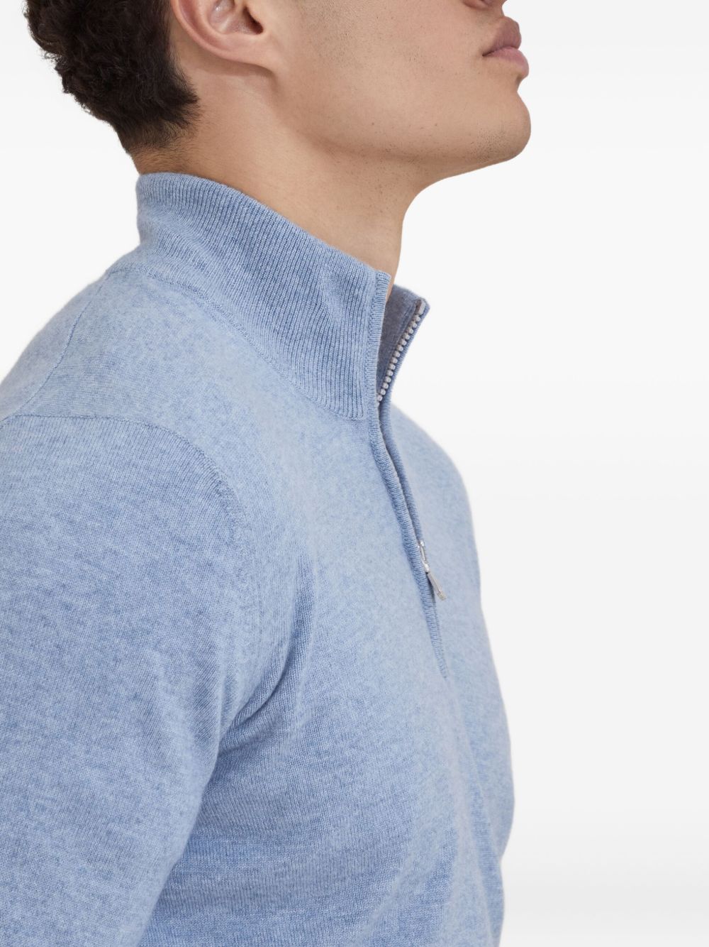 Brunello Cucinelli Sweaters Clear Blue Brunello Cucinelli