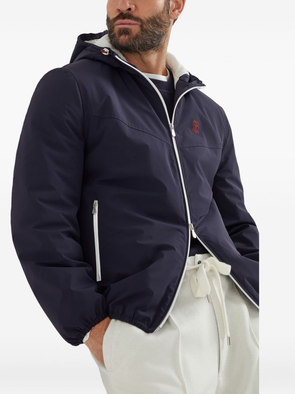 Brunello Cucinelli Coats Blue Brunello Cucinelli