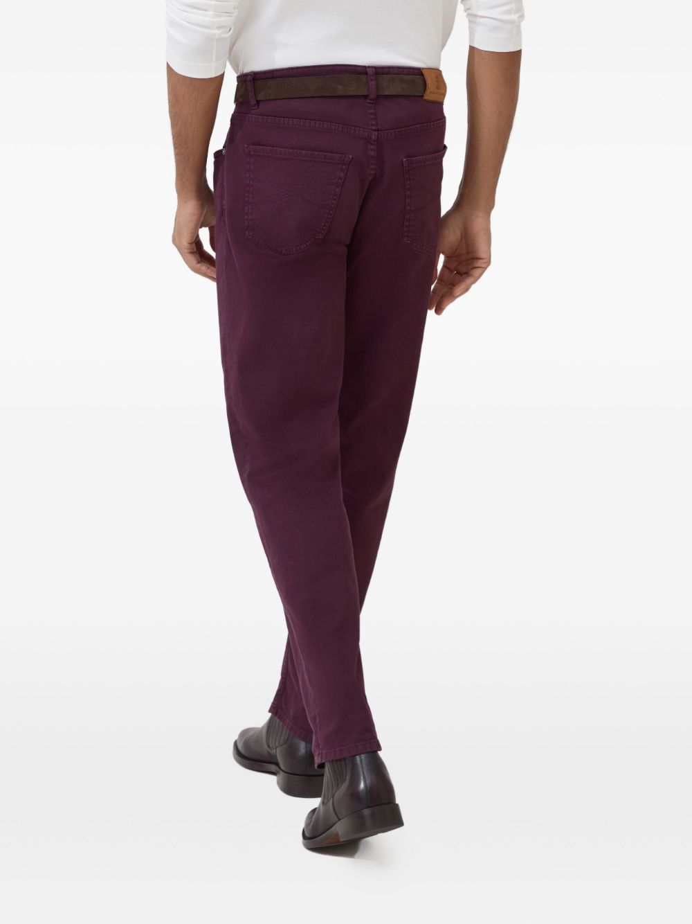 Brunello Cucinelli Trousers Bordeaux Brunello Cucinelli