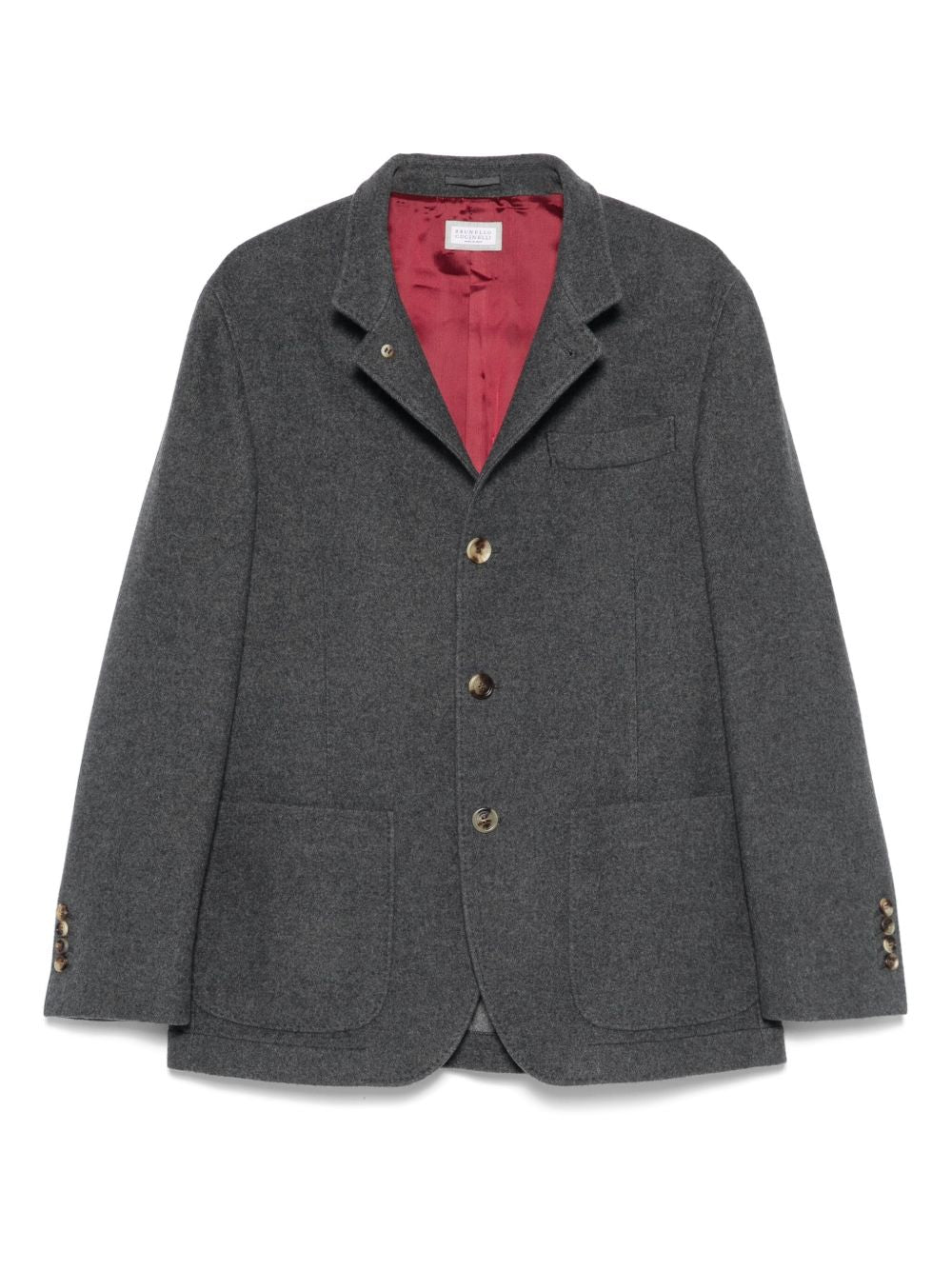 Brunello Cucinelli Jackets Grey Brunello Cucinelli
