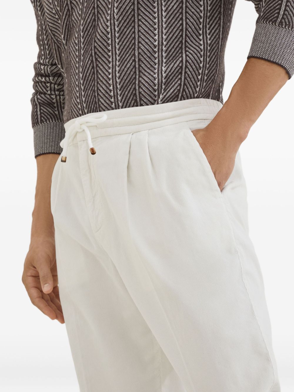 Brunello Cucinelli Trousers White Brunello Cucinelli