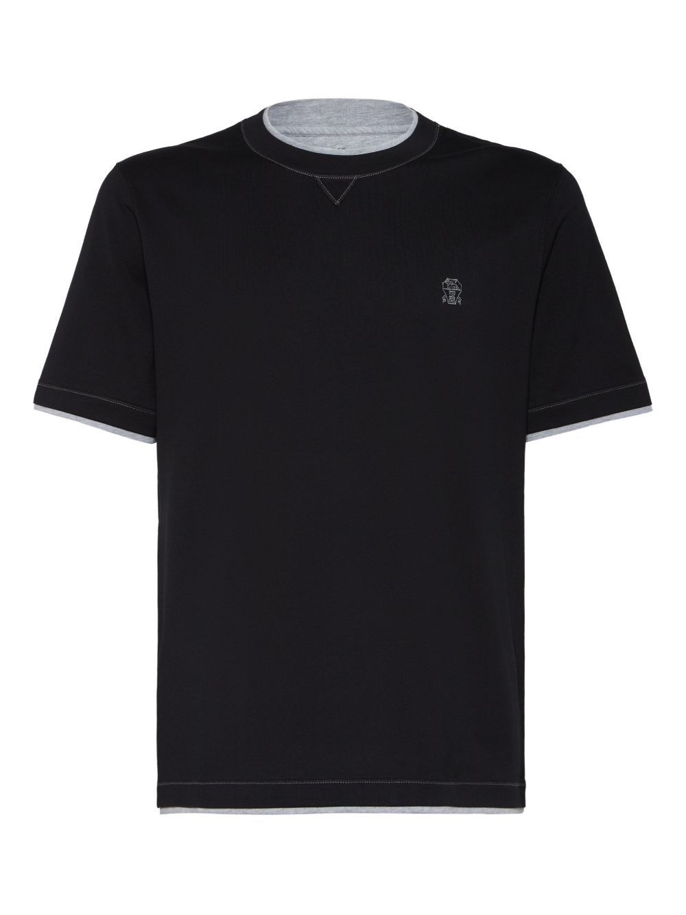 Brunello Cucinelli T-shirts and Polos Blue Brunello Cucinelli