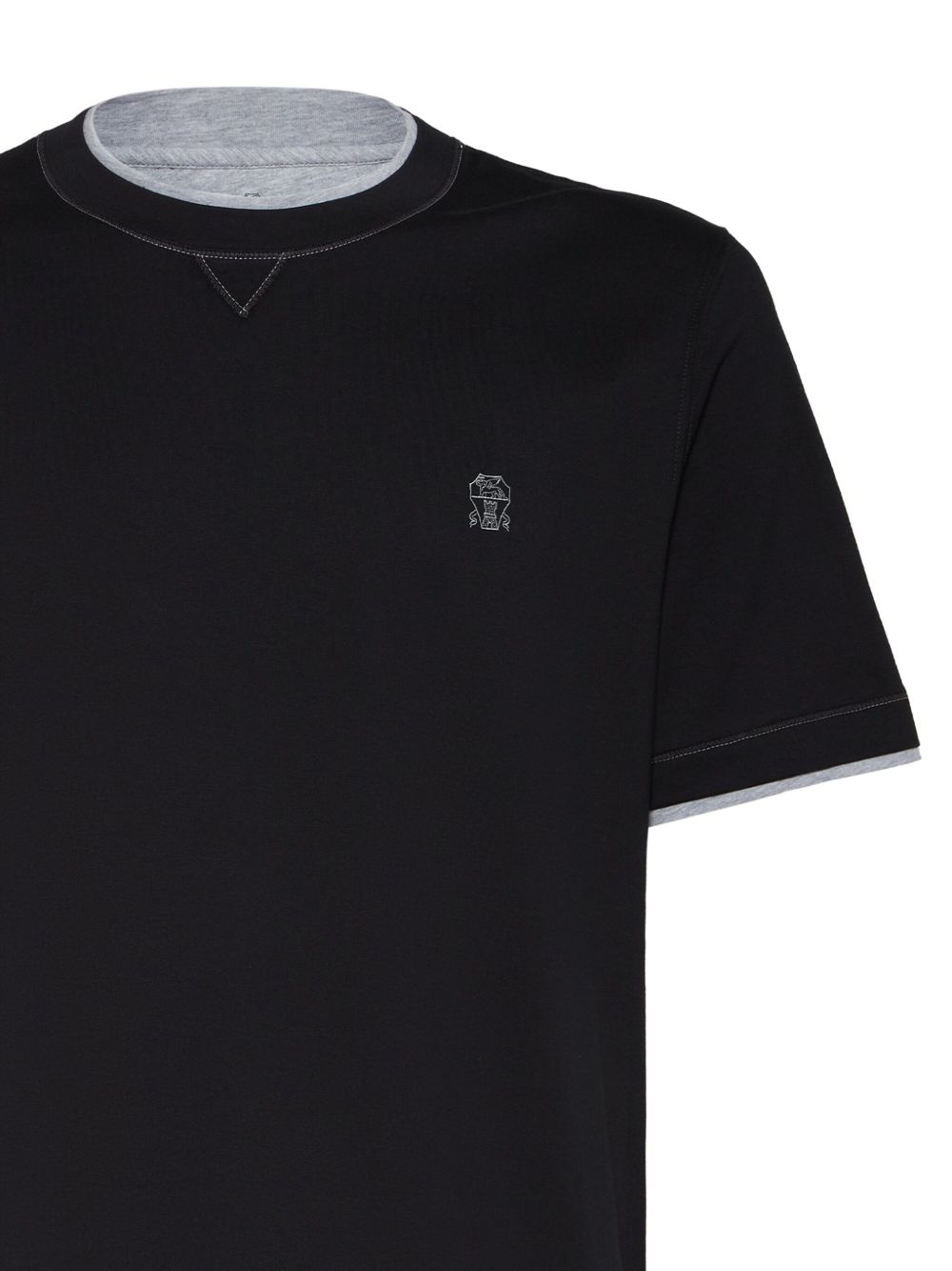 Brunello Cucinelli T-shirts and Polos Blue Brunello Cucinelli