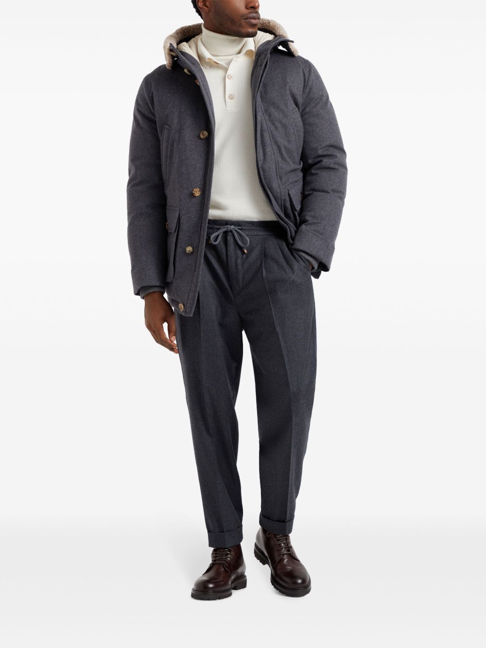 Brunello Cucinelli Trousers Grey Brunello Cucinelli