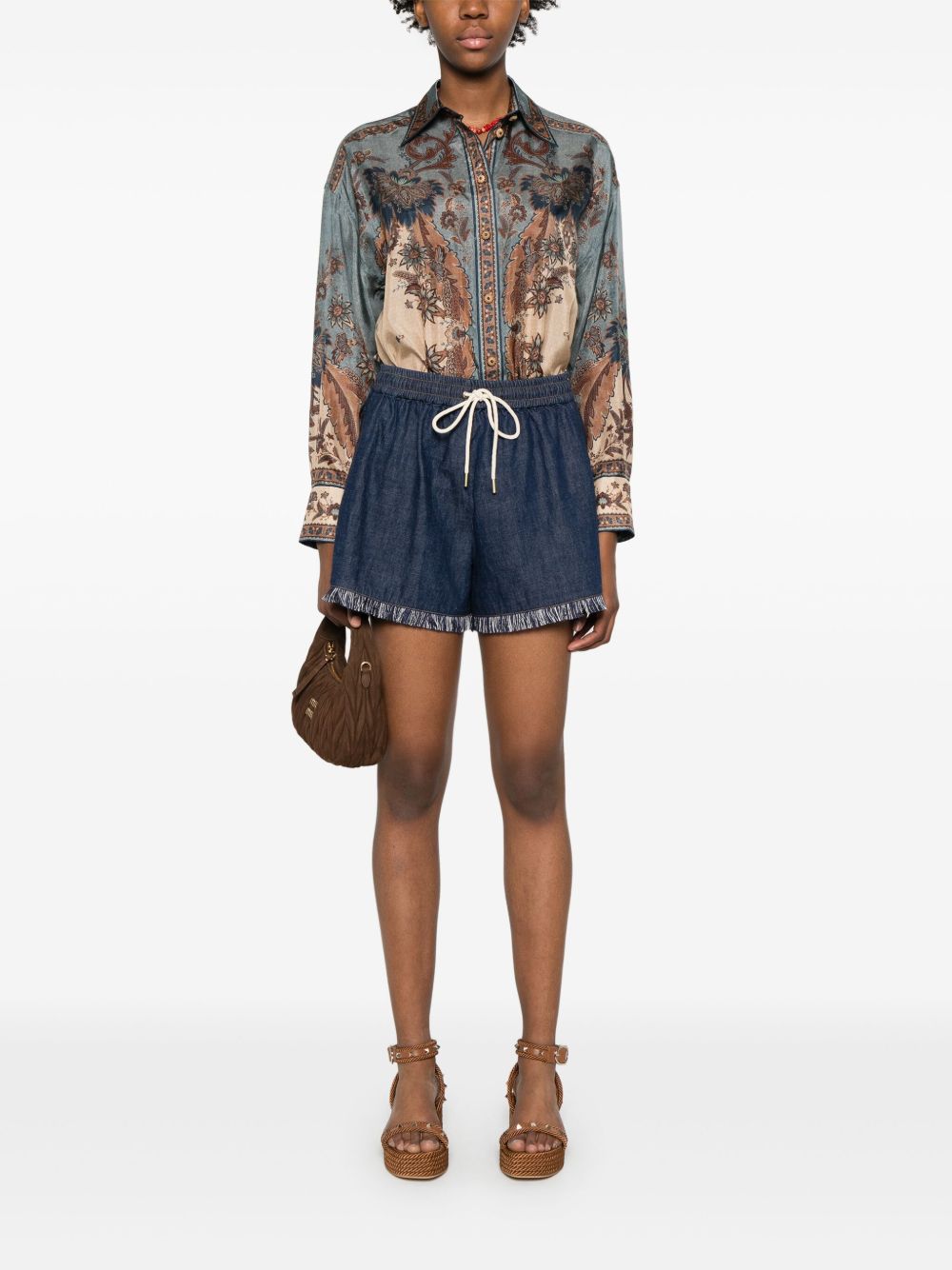 Zimmermann Shirts Blue Zimmermann