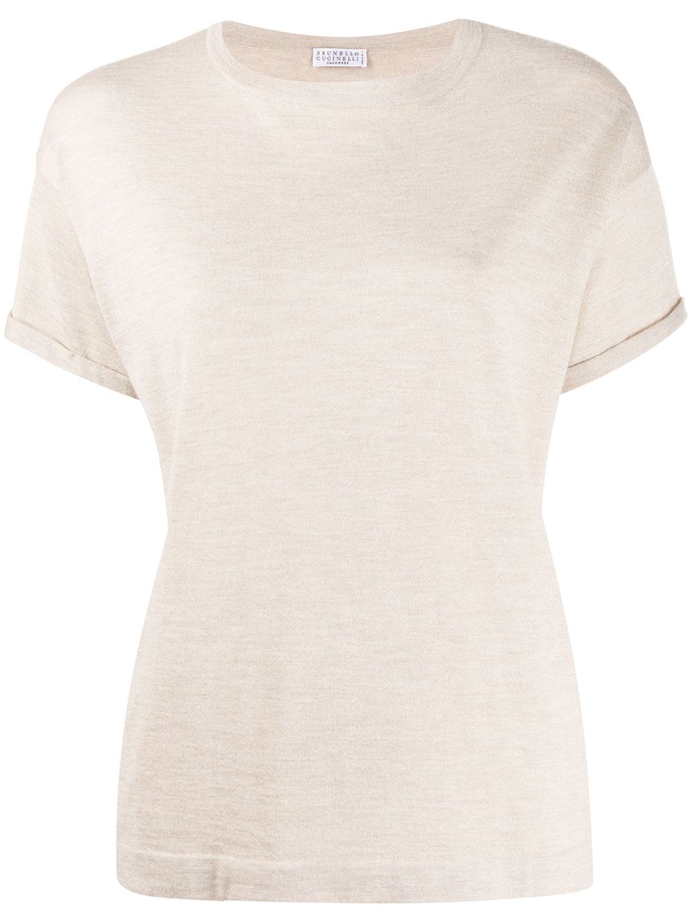 Brunello Cucinelli T-shirts and Polos Beige Brunello Cucinelli