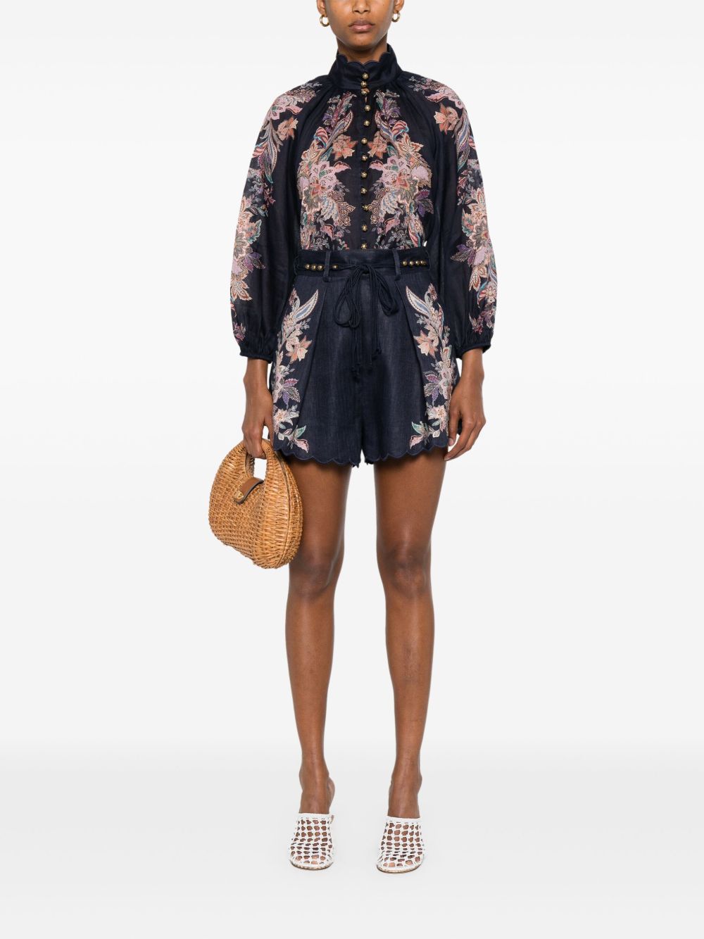 Zimmermann Shirts Blue Zimmermann