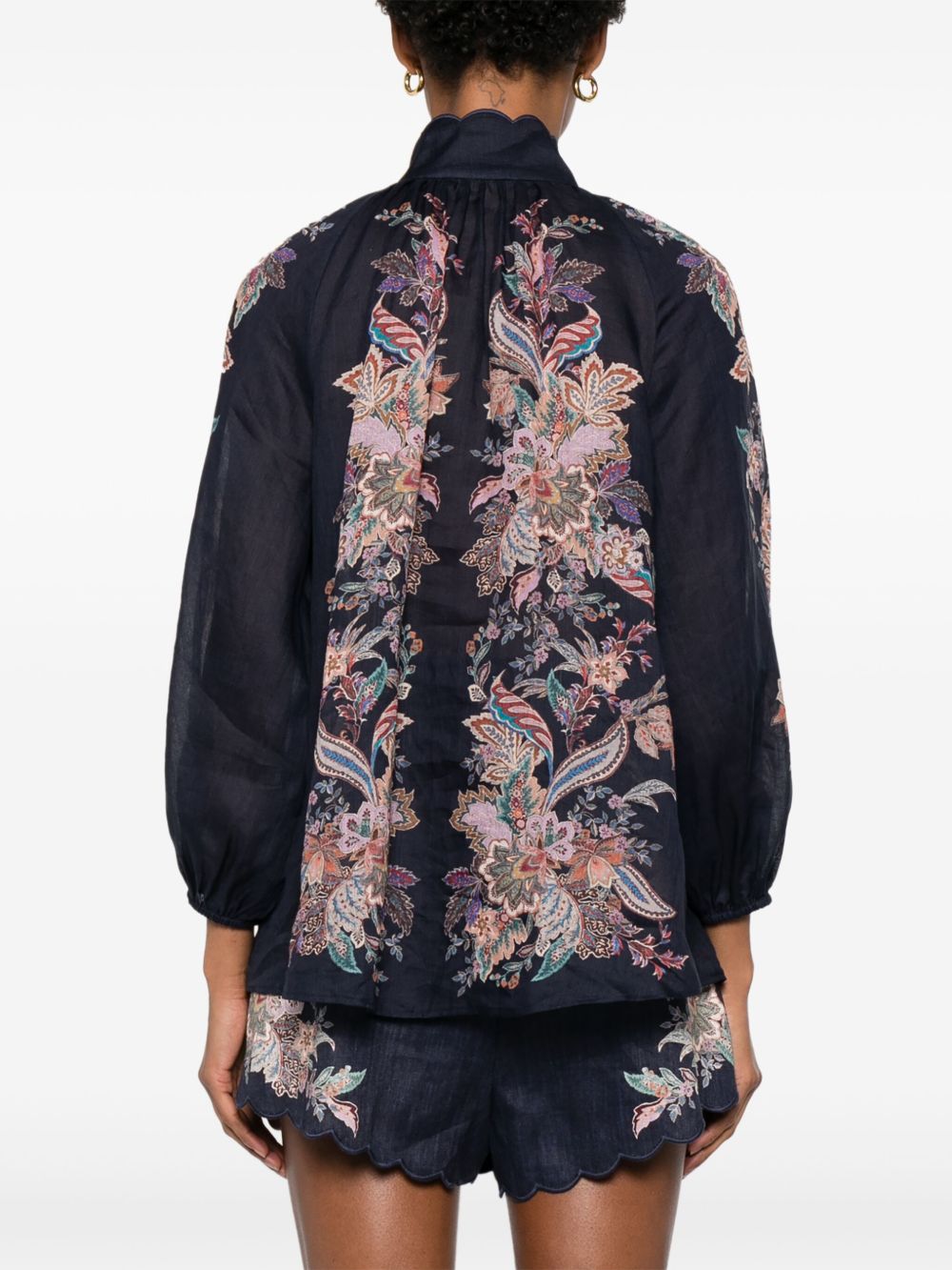 Zimmermann Shirts Blue Zimmermann