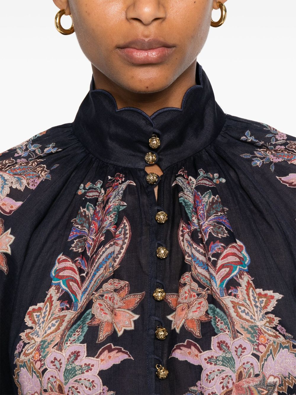 Zimmermann Shirts Blue Zimmermann