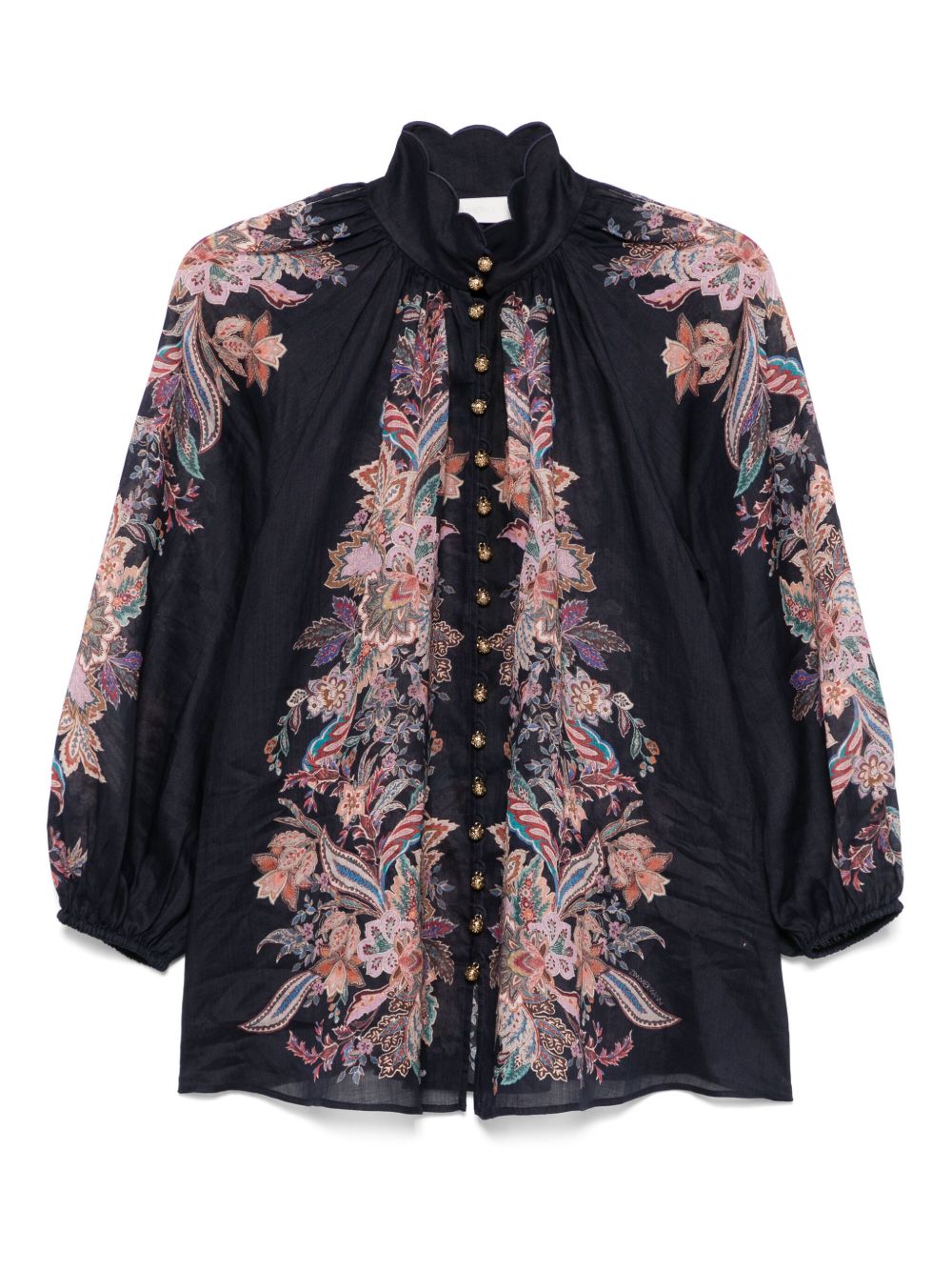 Zimmermann Shirts Blue Zimmermann