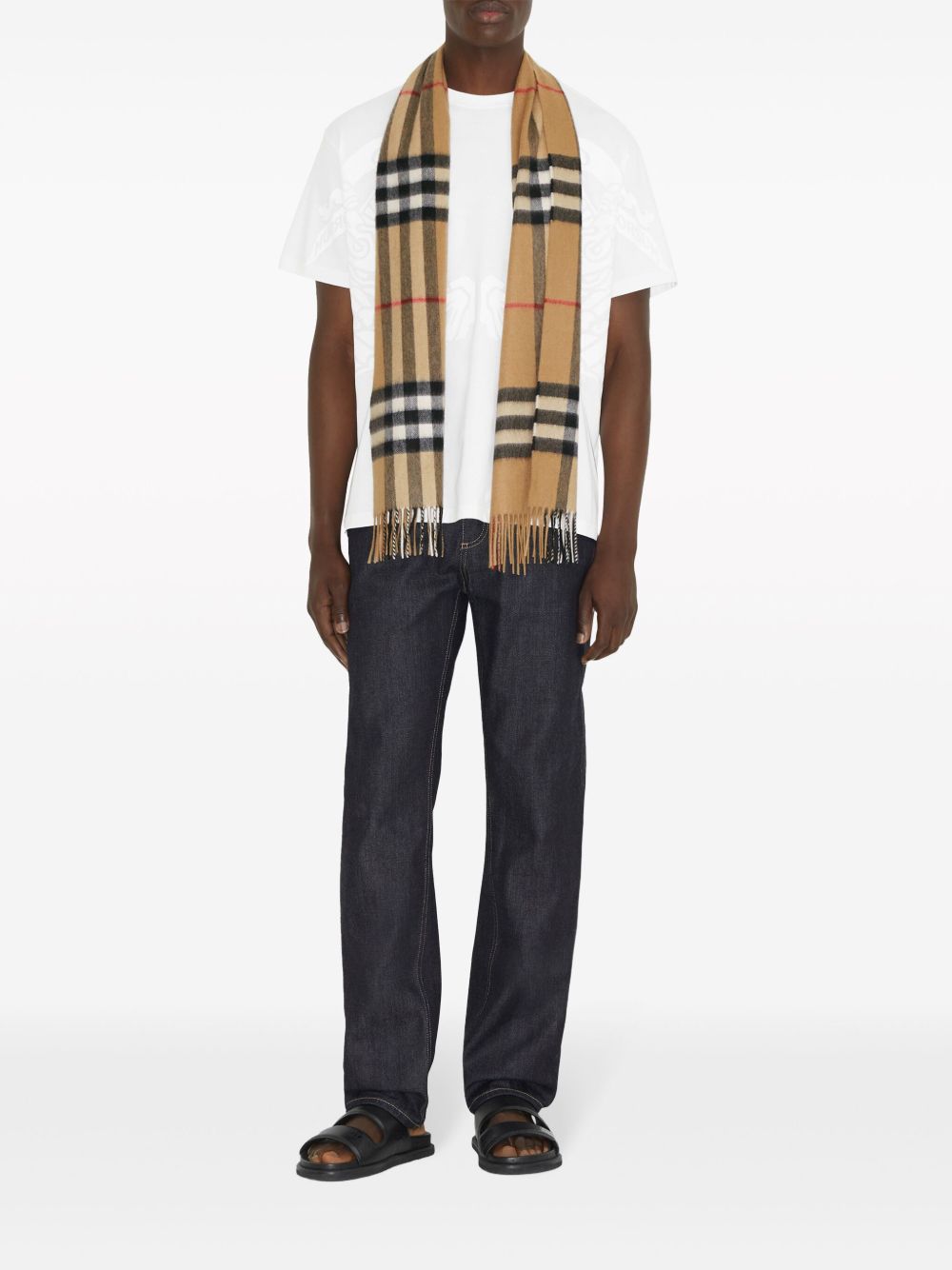 Burberry Check cashmere scarf Burberry