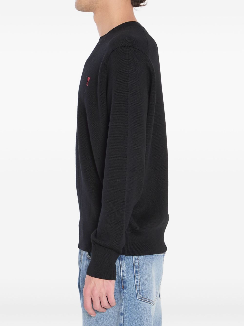 Ami Paris Sweaters Black Ami Paris