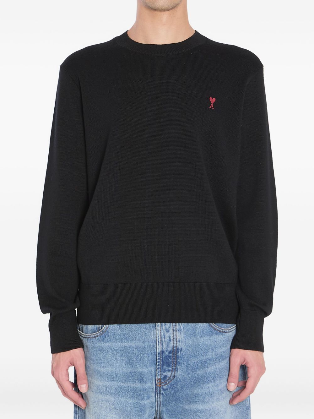 Ami Paris Sweaters Black Ami Paris