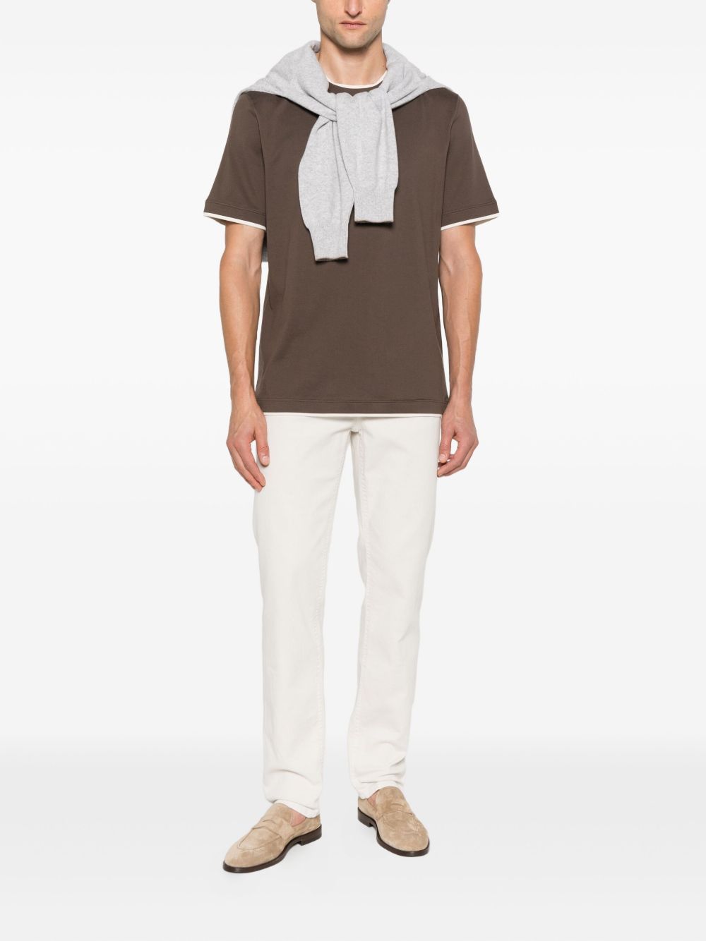 Brunello Cucinelli Trousers Grey Brunello Cucinelli
