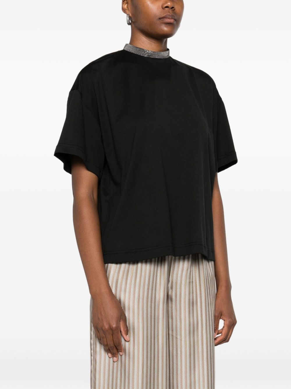 Fabiana Filippi Top Black Fabiana Filippi