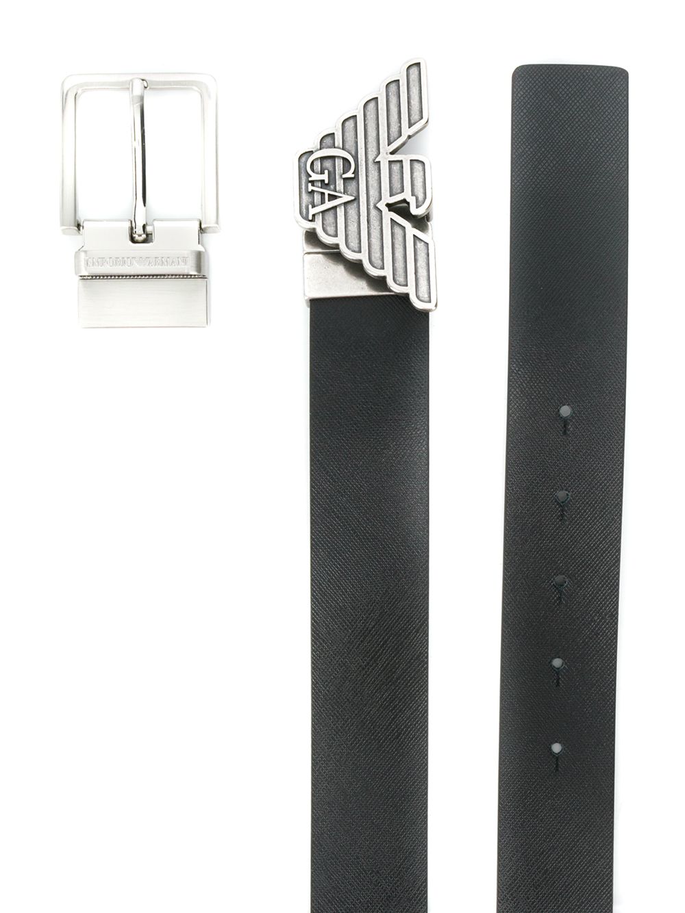 Emporio Armani Exclusive Leather belt set EMPORIO ARMANI EXCLUSIVE