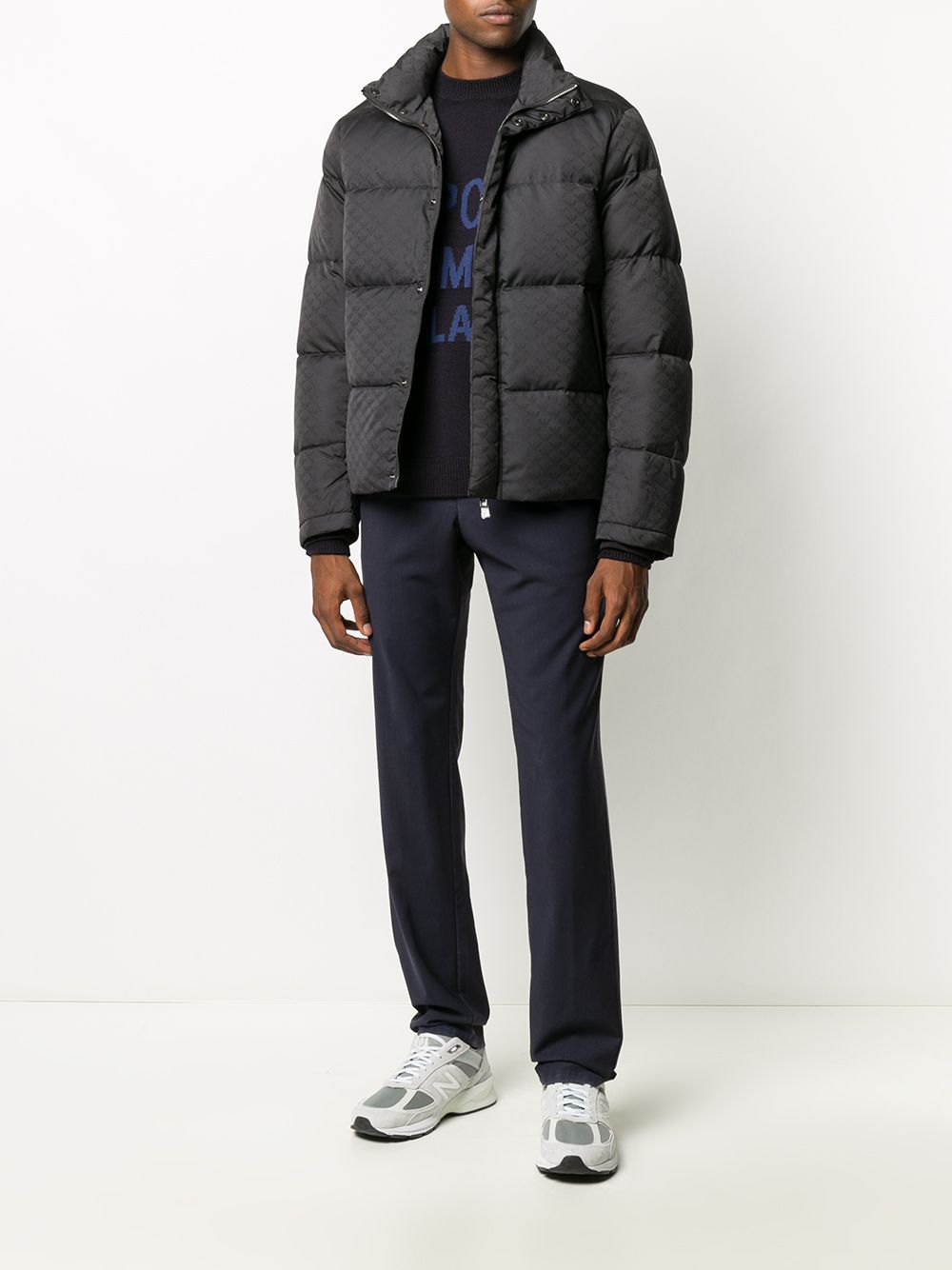 Emporio Armani Coats Black Emporio Armani