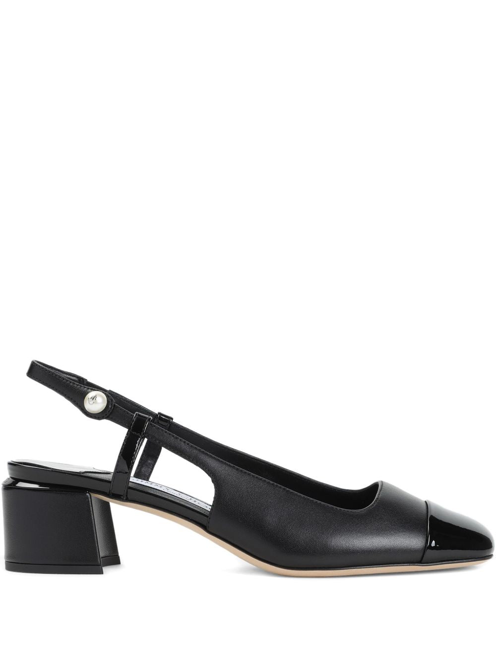 Jimmy Choo Elisa Sling Back 45 Patent and Nappa Leather Pumps Jimmy Choo