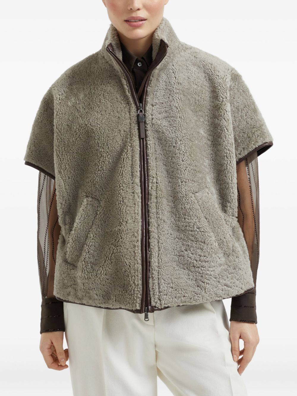 Brunello Cucinelli Jackets Brown Brunello Cucinelli