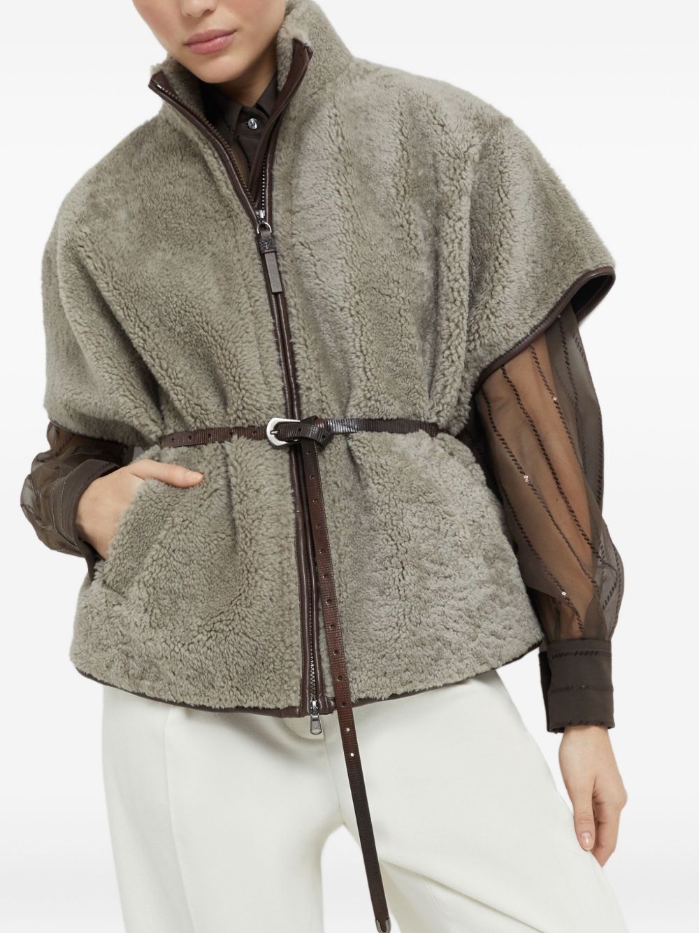 Brunello Cucinelli Jackets Brown Brunello Cucinelli