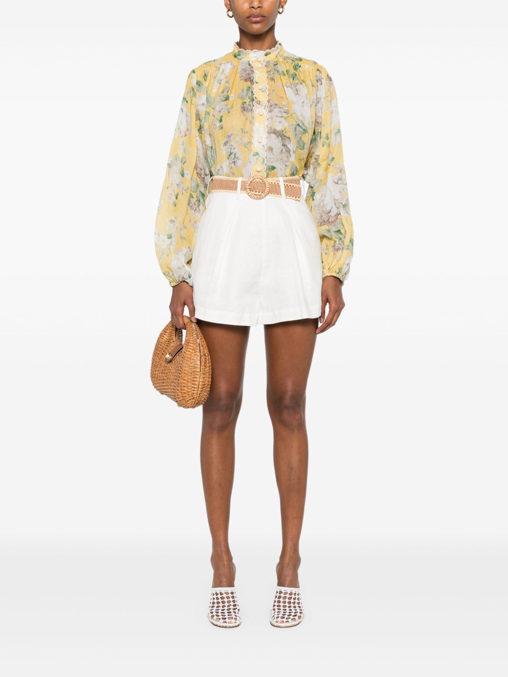 Zimmermann Shorts Ivory Zimmermann