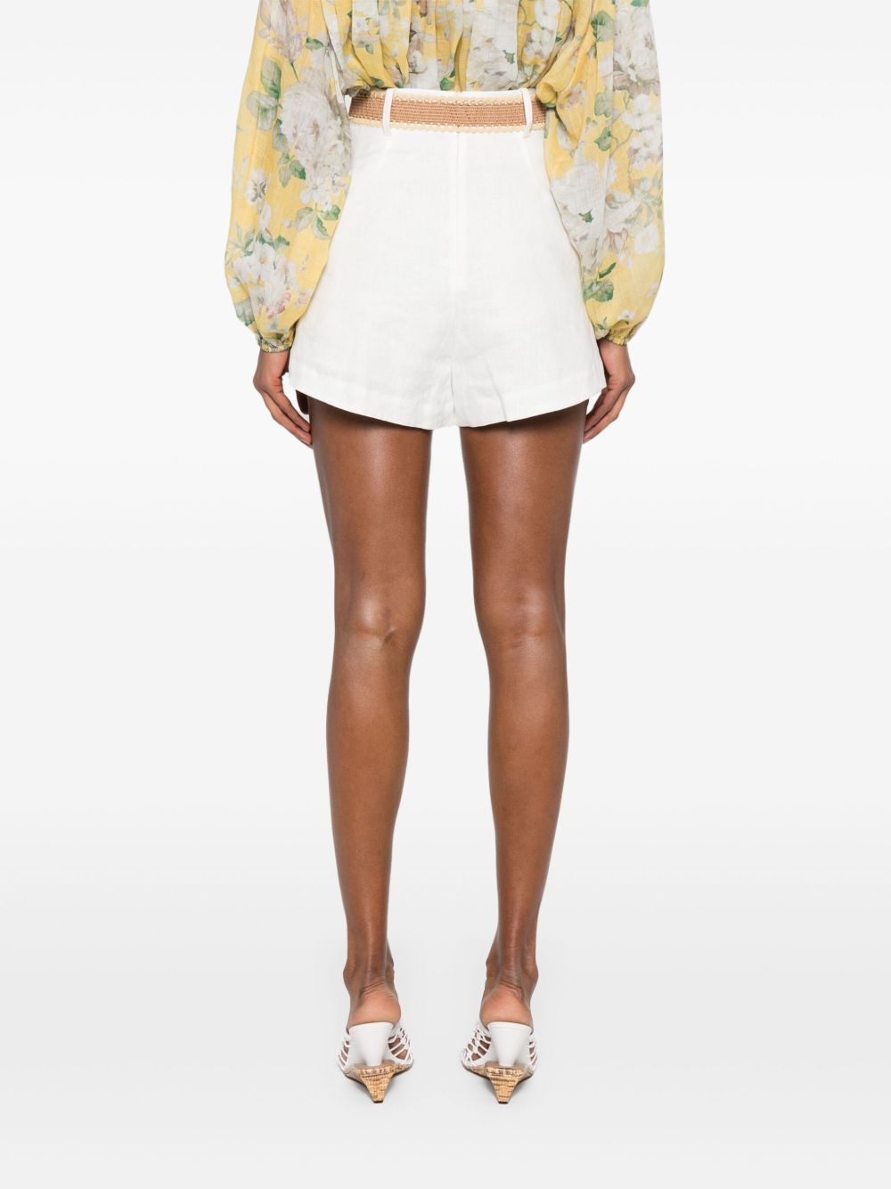 Zimmermann Shorts Ivory Zimmermann