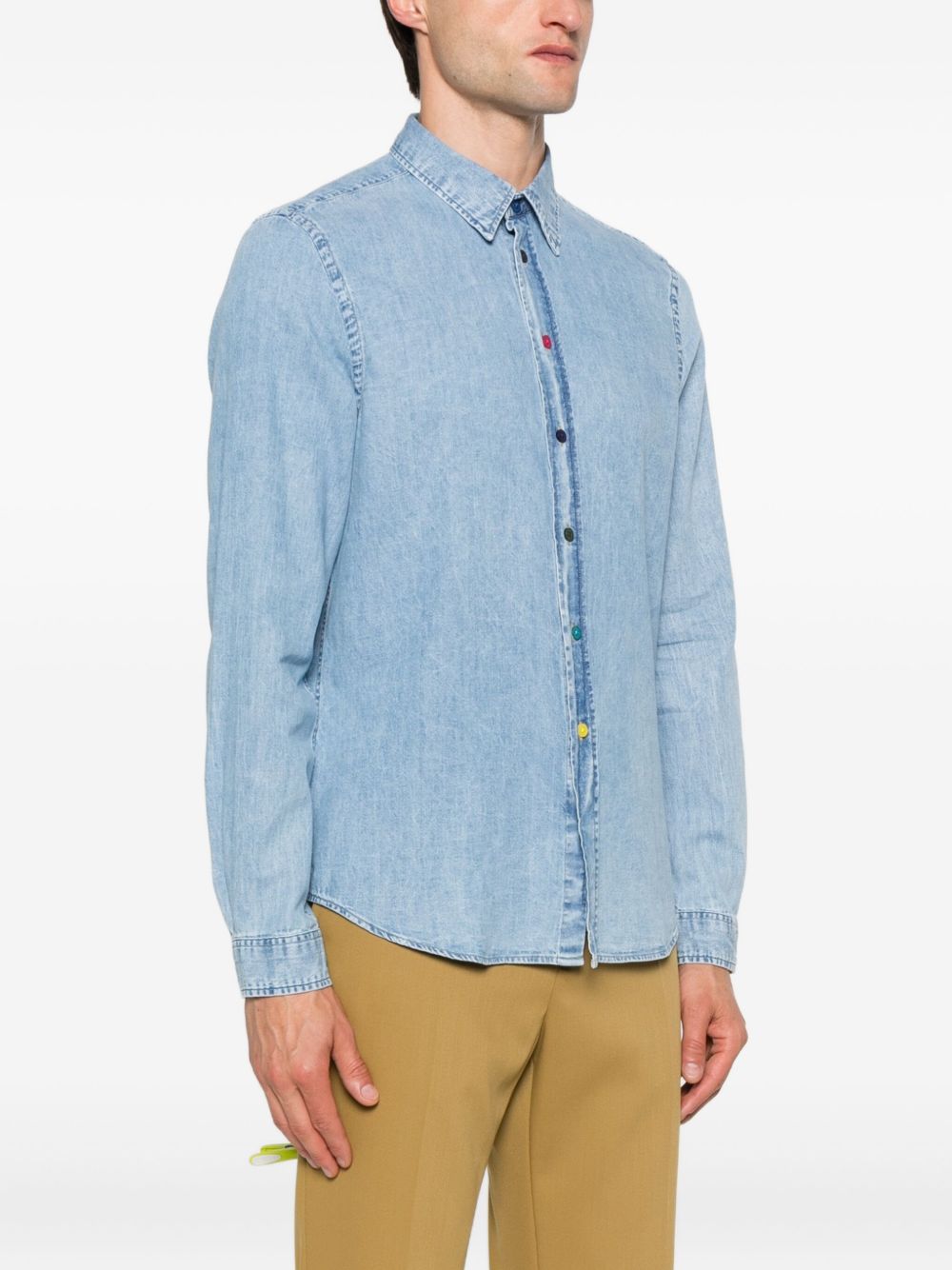 PS By Paul Smith Shirts Clear Blue PS By Paul Smith 
