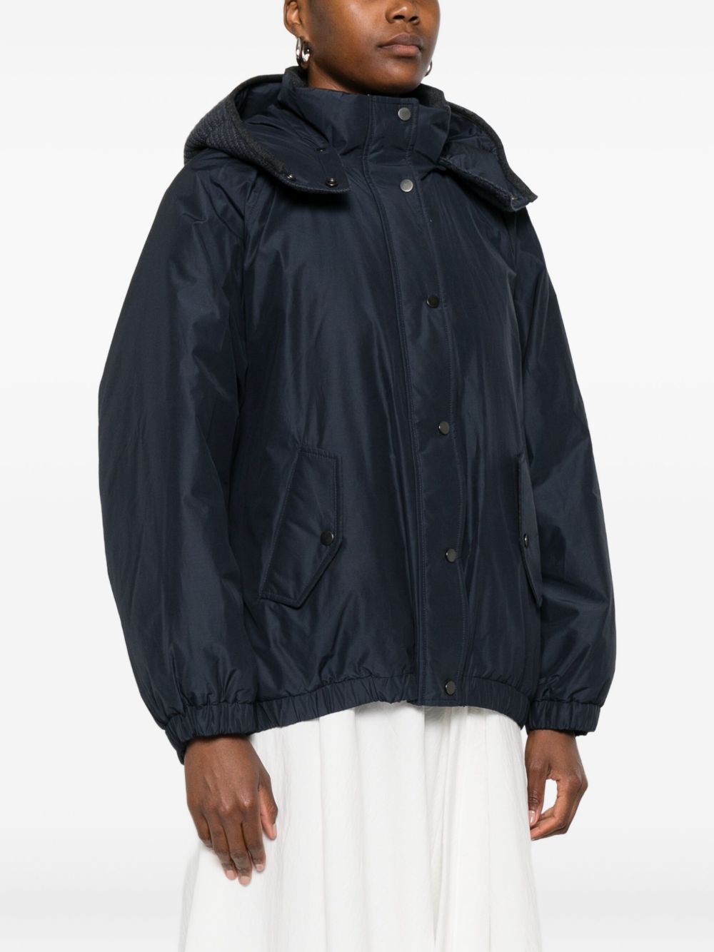 Brunello Cucinelli Coats Blue Brunello Cucinelli