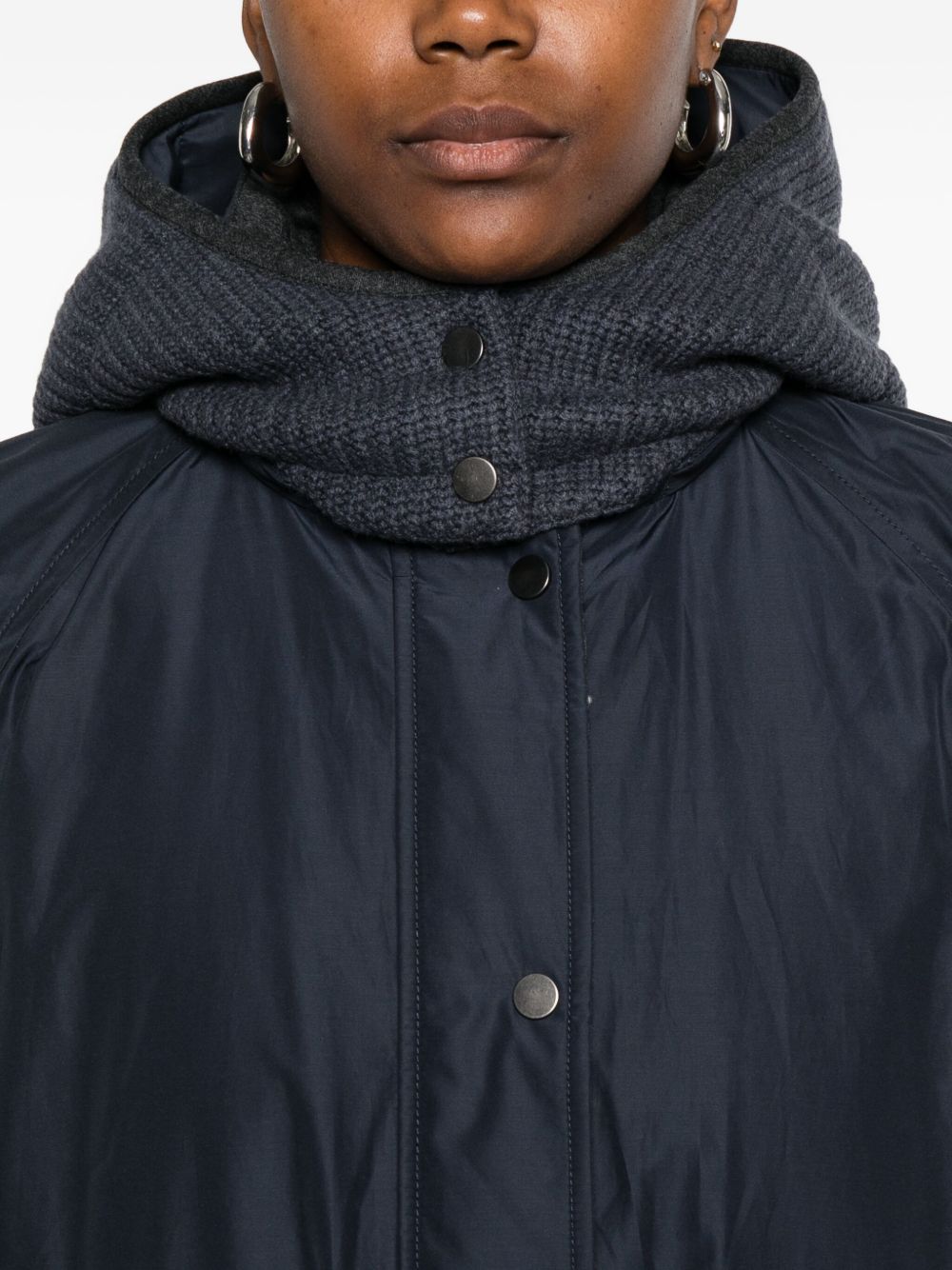 Brunello Cucinelli Coats Blue Brunello Cucinelli